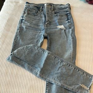 Loft high waisted skinny ankle size 24